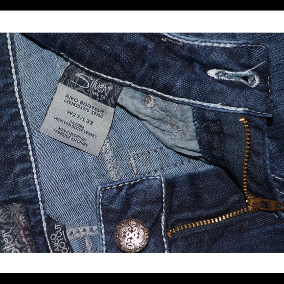 Silver Aiko bootcut jeans W27/L33 - Picture 8 of 8